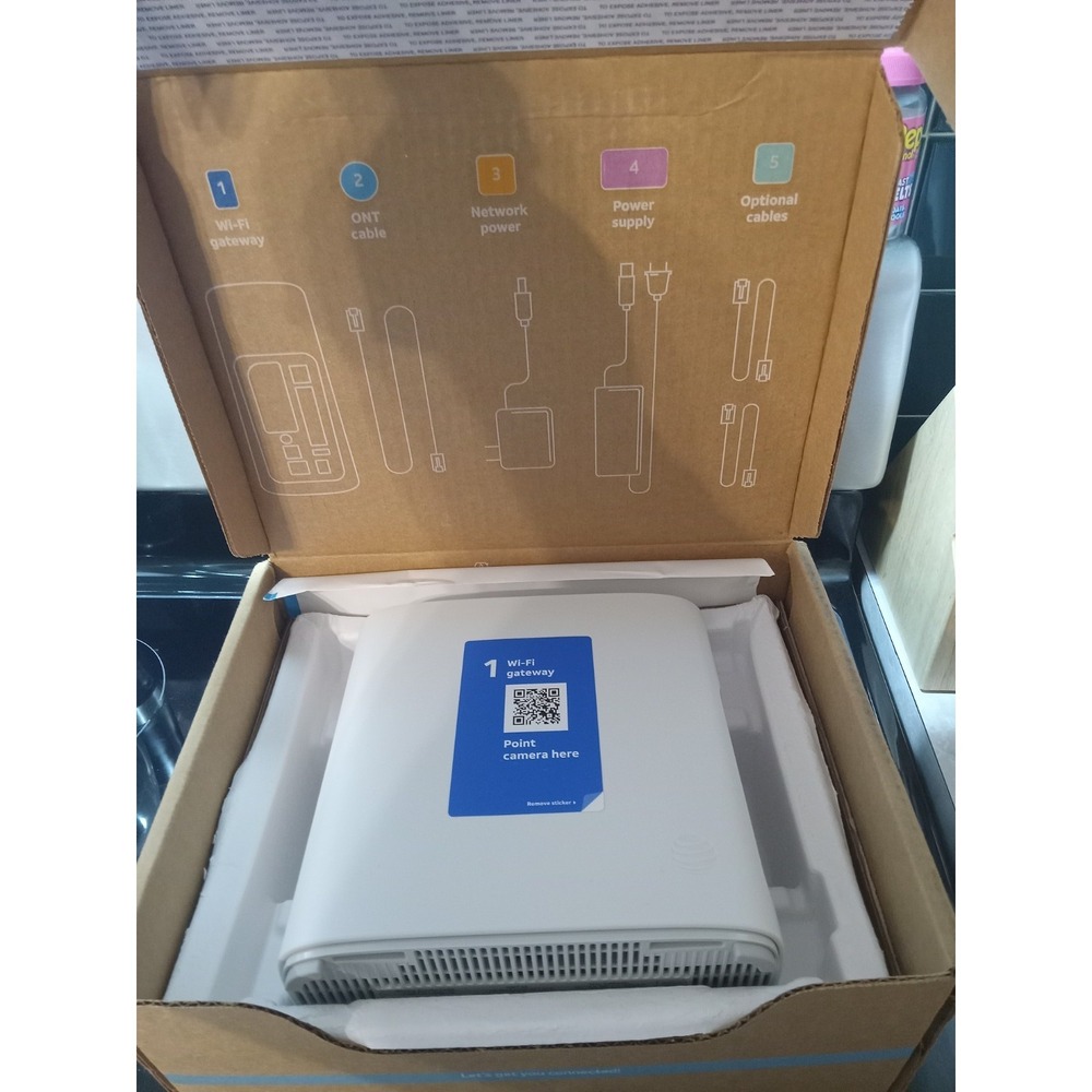 BRAND NEW OPEN BOX AT&T BGW320-505 WI-FI COMPLETE KIT BROADBAND MODEM/ROUTER